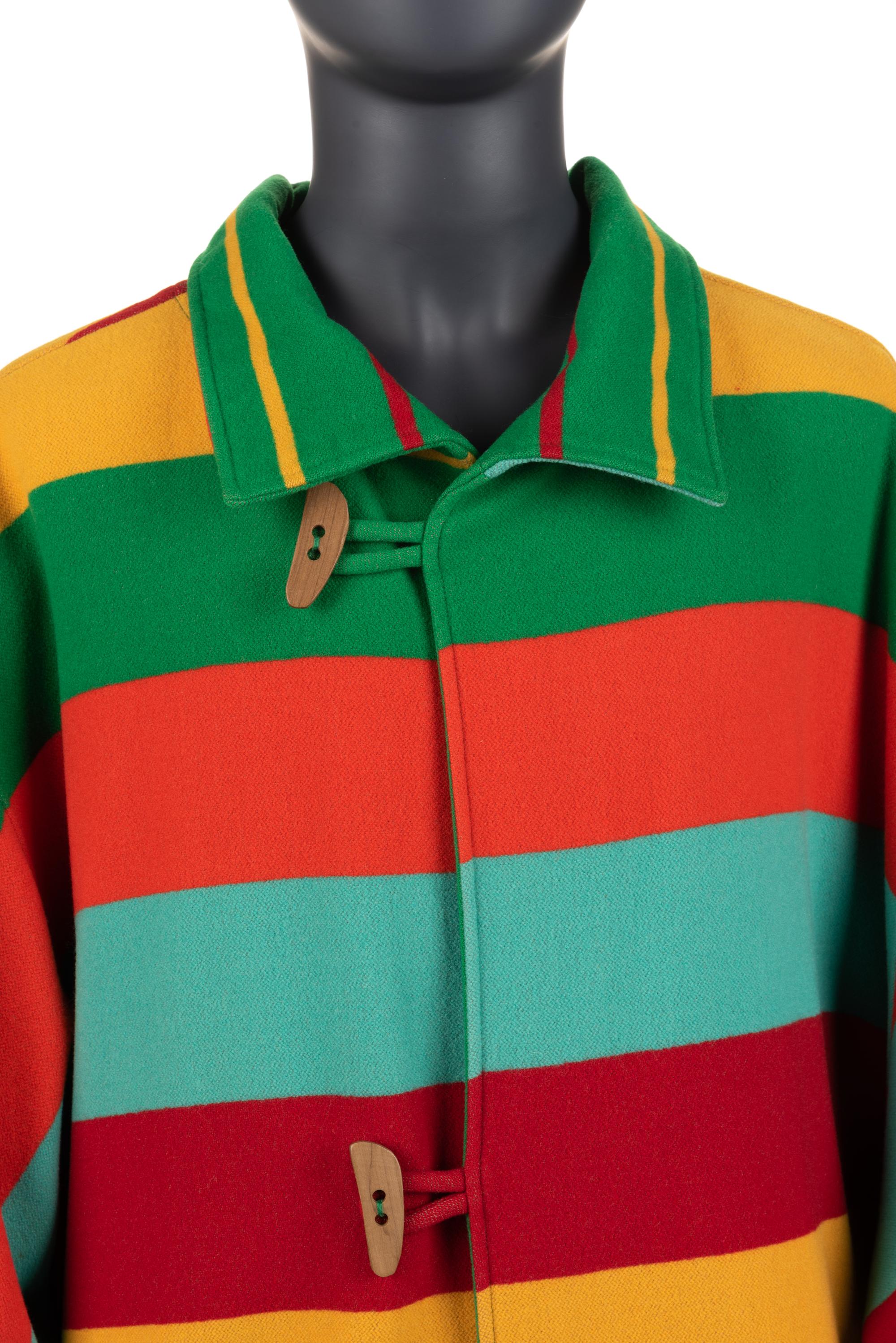 Two Designer Items: One Robave Coat & One Scarf by Nick Cave, 1990s