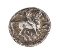 Ancient Greek, Tarentum (3rd century BCE), Silver Didrachm — Silver Didrachm