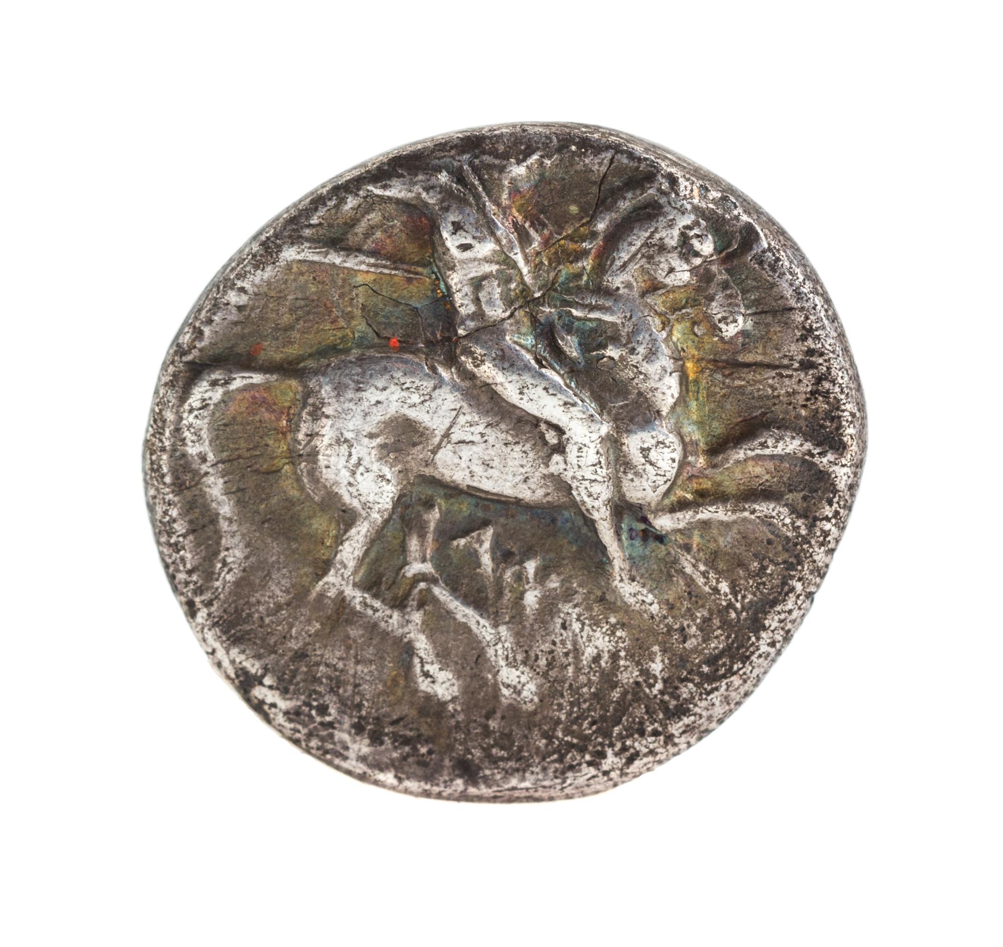 Ancient Greek, Tarentum (3rd century BCE), Silver Didrachm — Silver Didrachm