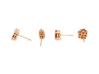 COLLECTION OF RUBY AND DIAMOND EARRINGS