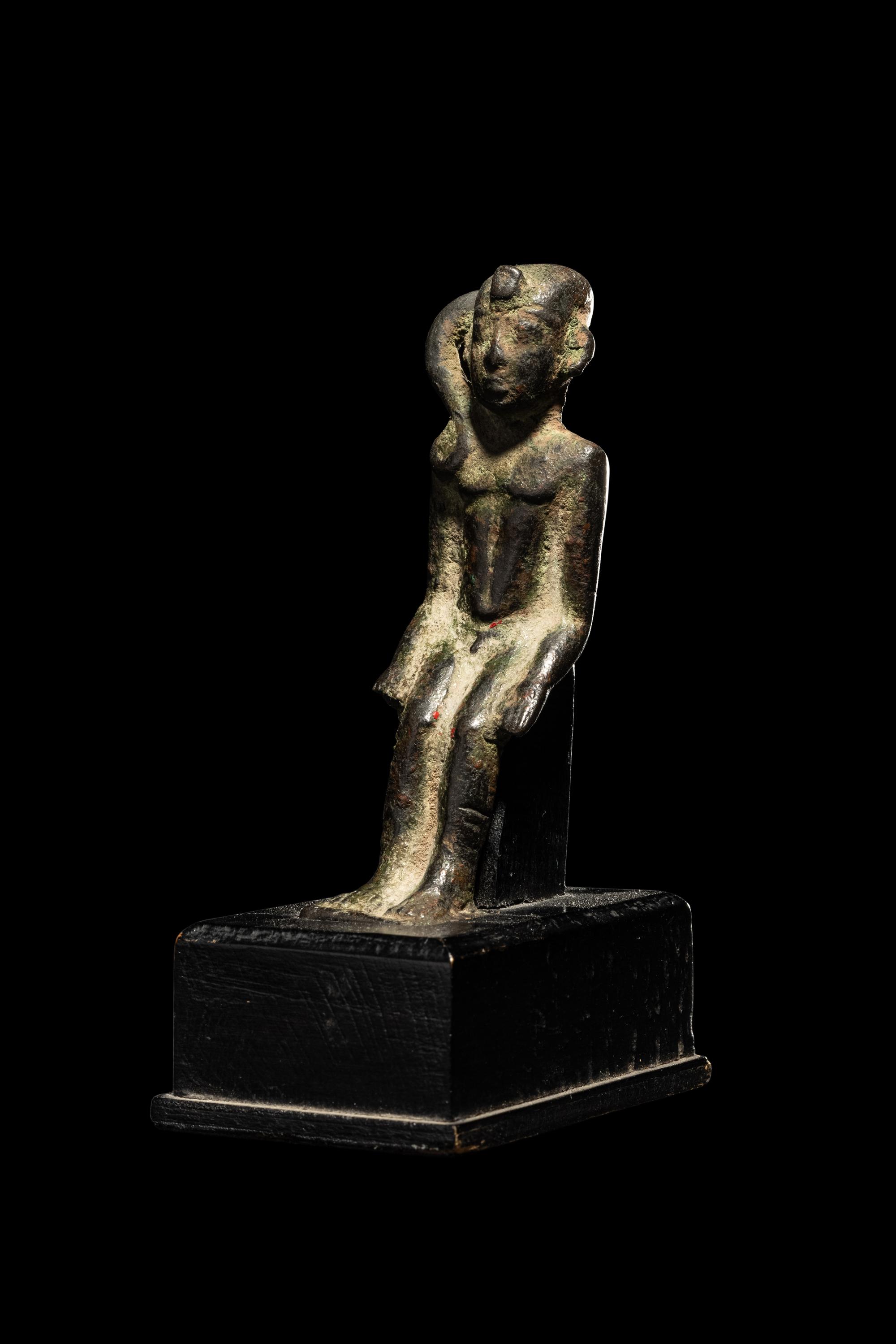 An Egyptian Bronze Harpocrates