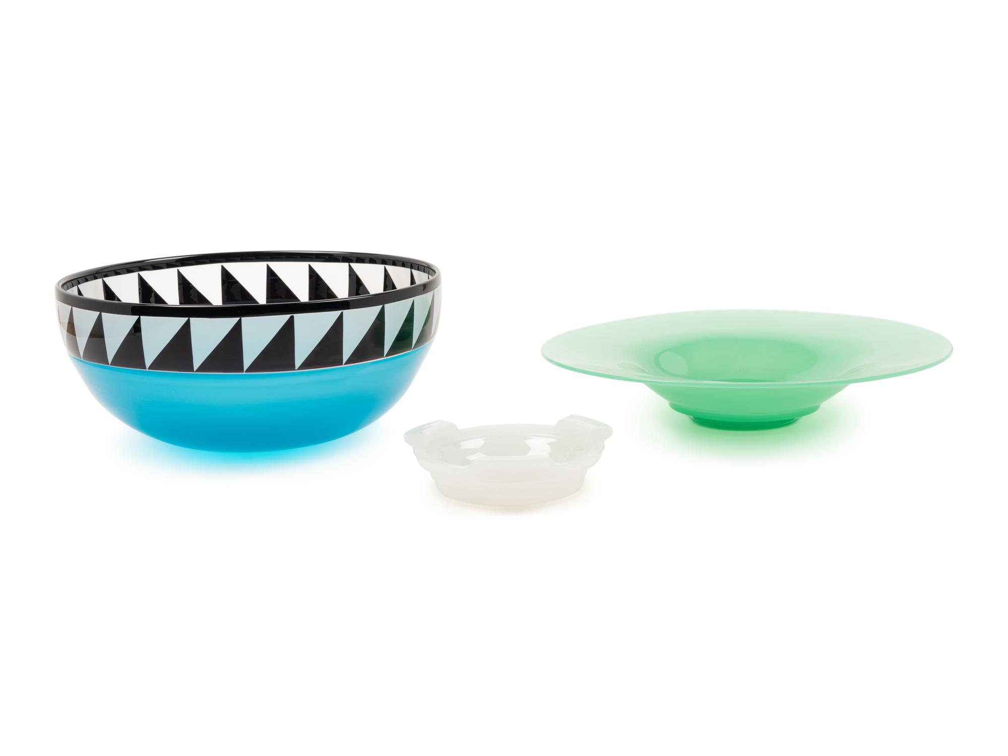 Group of Three Glass Articles