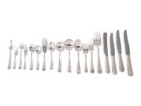 An Assembled Gorham and Durgin Silver Flatware Service