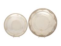 Two American Silver Trays
