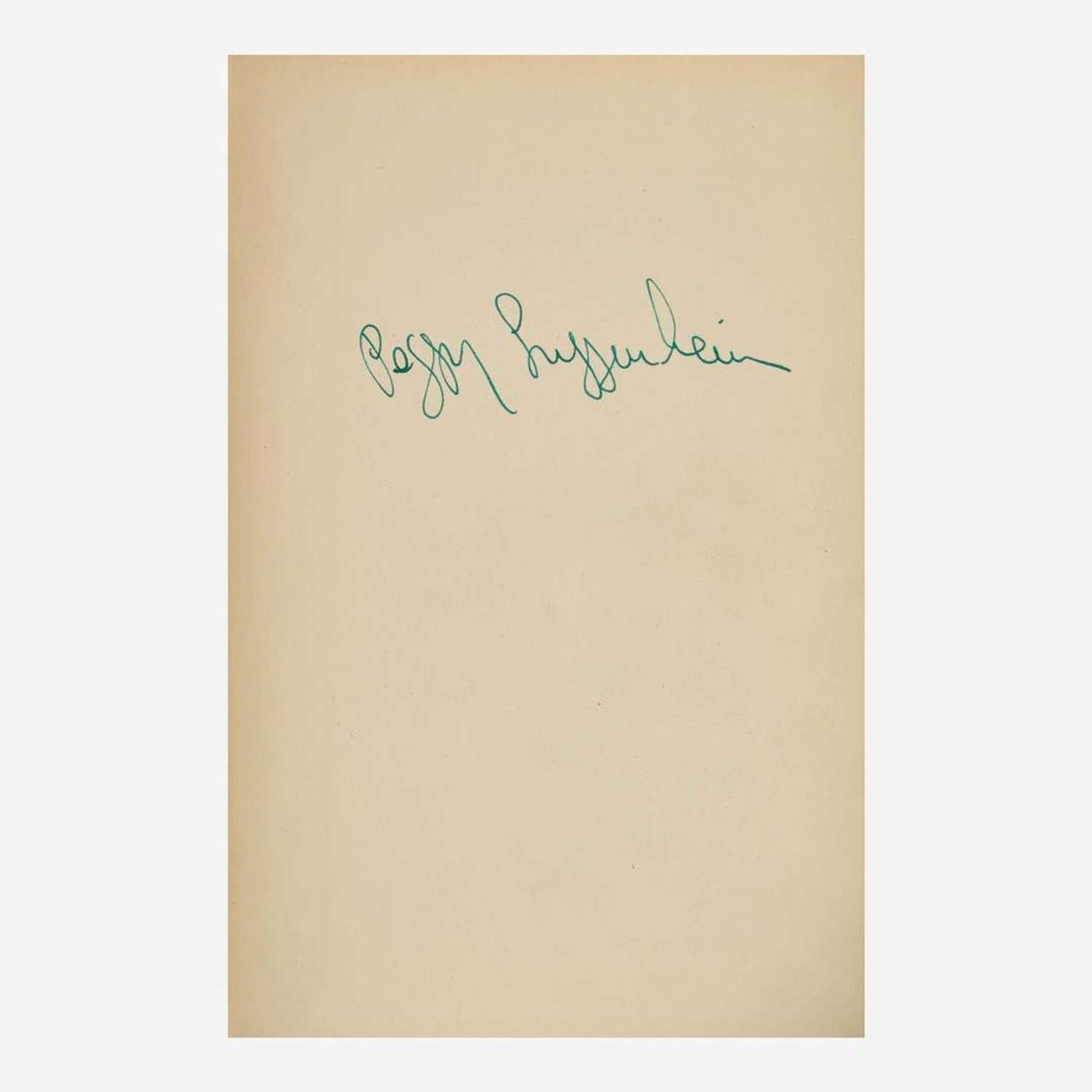 [Literature] Capote, Truman, and Peggy Guggenheim Group of 2 Titles from Peggy Guggenheim's Library