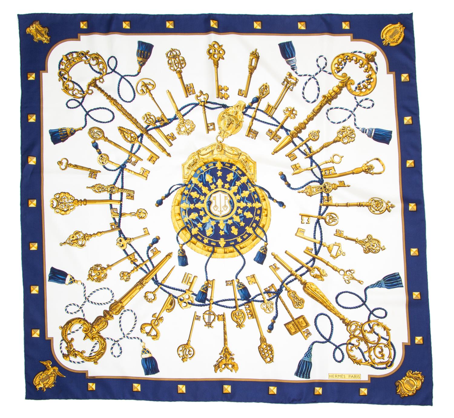 An Hermes 90cm Silk Scarf, 36" x 36".