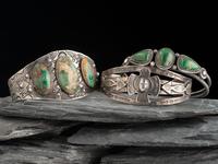 Navajo Fred Harvey Era Cuff Bracelets