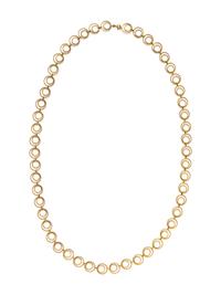 YELLOW GOLD FANCY LINK LONG CHAIN