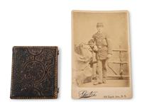 A Sixth Plate Cased Tintype of Three Cigar-Smoking Union Soldiers