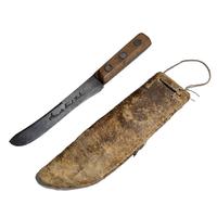 Sioux Beaded Buffalo Hide Knife Case