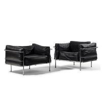 Pair of LC2-Style club chairs