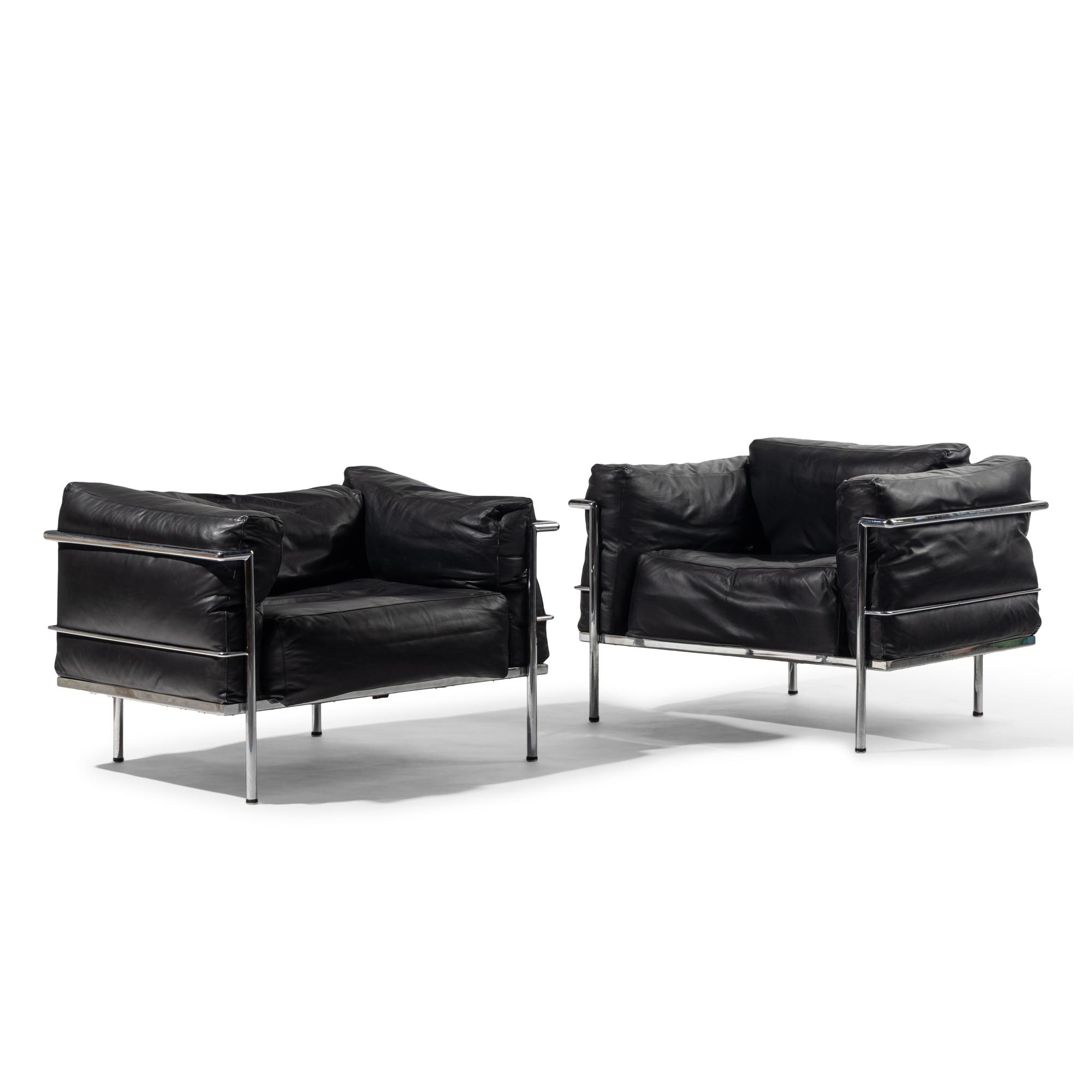 Pair of LC2-Style club chairs