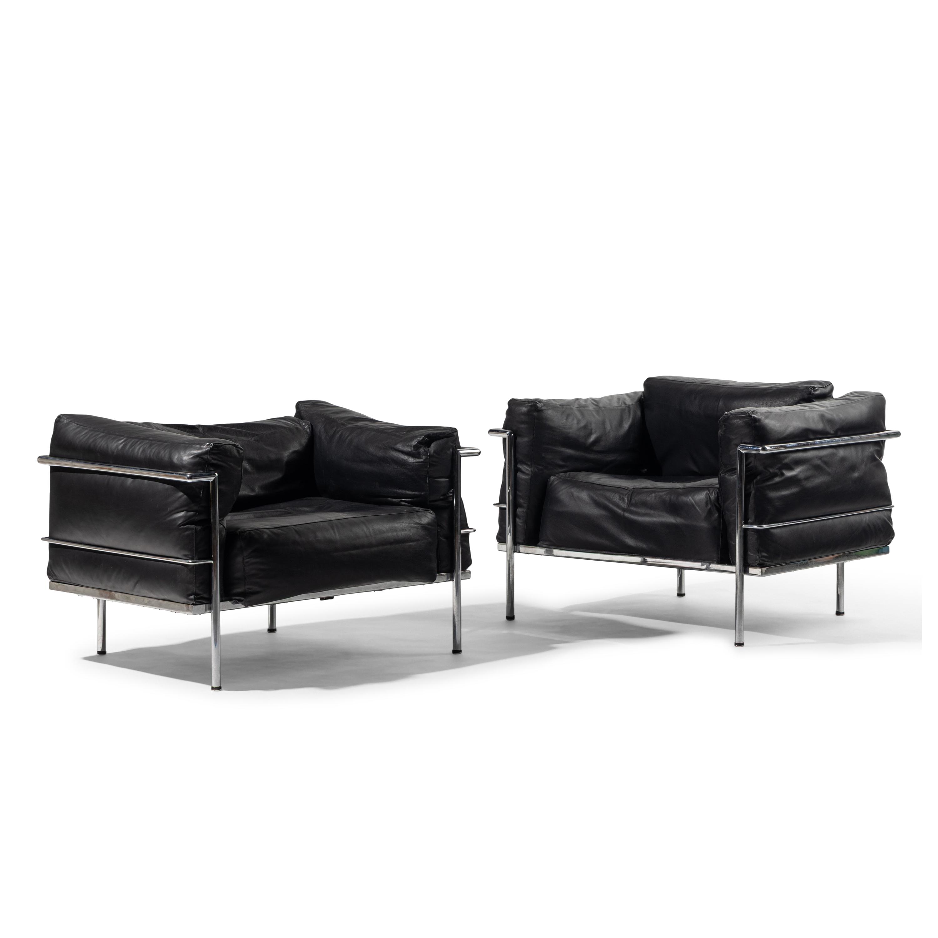 Pair of LC2-Style club chairs