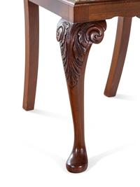 A Set of Eight George I Style Walnut Dining Chairs
