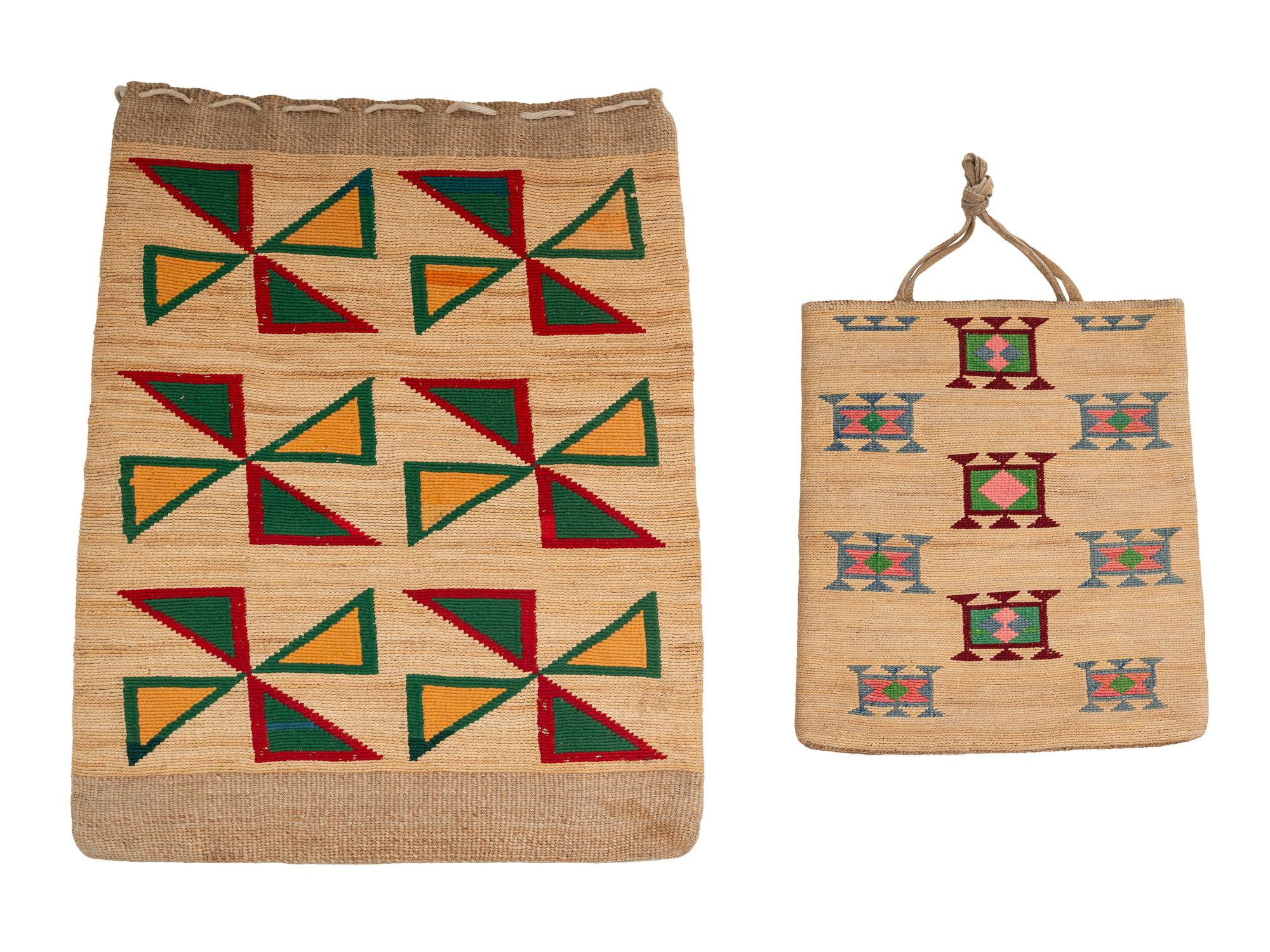 Nez Perce Corn Husk Bags