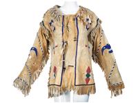 Apache Beaded Hide Jacket, Pictorial