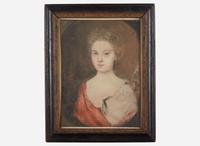 English School 18th century, Portrait of Elizabeth Sayer Cooke (1697-1758)