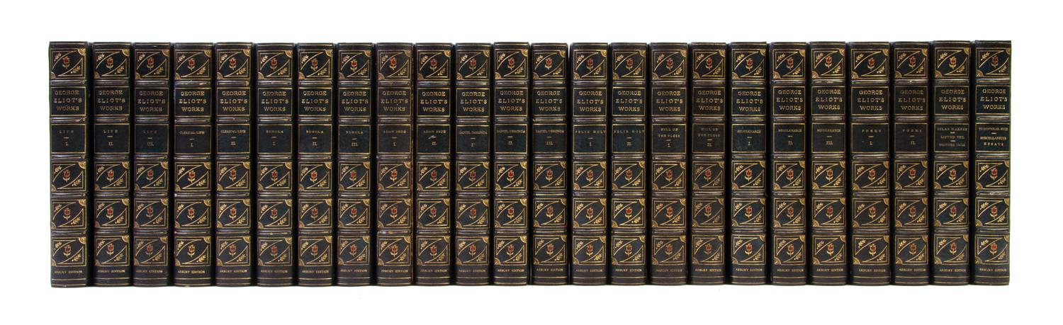 (COLLECTED WORKS) ELIOT, GEORGE. [Works.] Boston, 1900. 26 vols. Limited.
