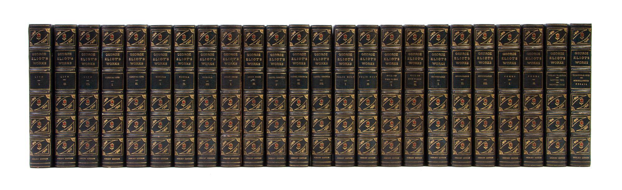 (COLLECTED WORKS) ELIOT, GEORGE. [Works.] Boston, 1900. 26 vols. Limited.