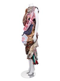 Comme des Garçons Scarf Patchwork Dress, 1990-2000s
