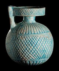 A Large Rhodian Faience Aryballos
