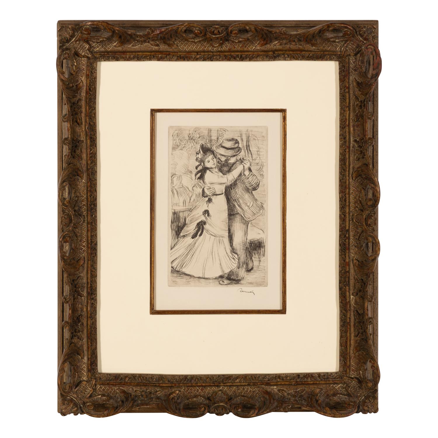 Pierre-Auguste Renoir (French, 1841–1919) — La Danse à La Campagne , 2e Planche, 1890