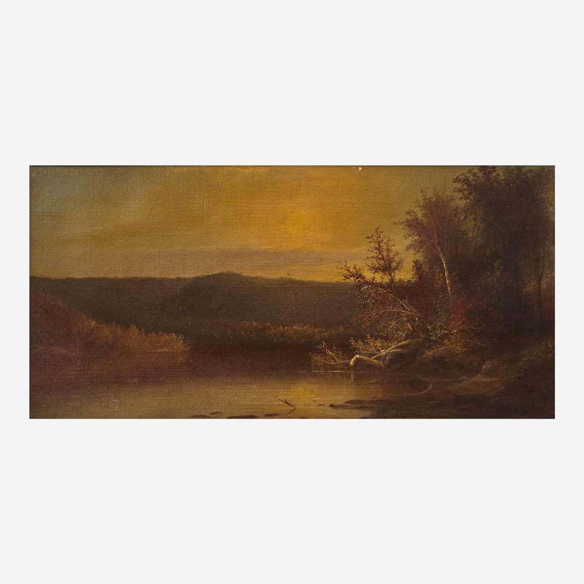 Augustus Rockwell (American, 1822-1882) Hudson River Landscape