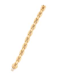 CARTIER, YELLOW GOLD 'GENTIANE' BRACELET