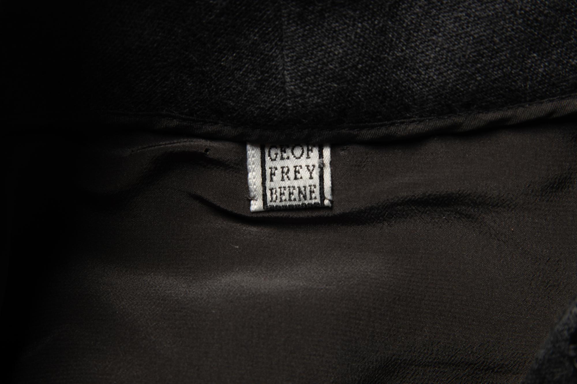 Geoffrey Beene Grey Wool Jumpsuit