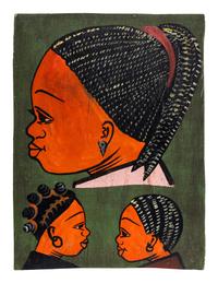 West African Hair Salon Signs (two works)