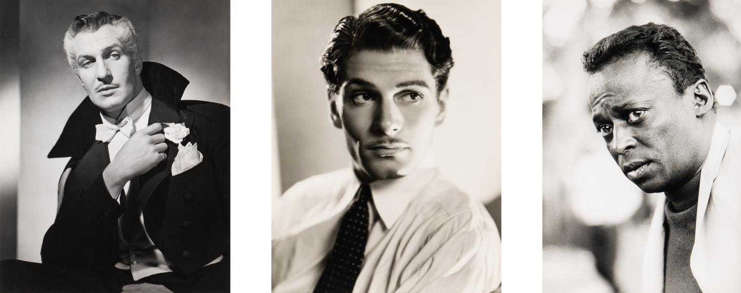 [HOLLYWOOD]. A group of 7 photographs of actors and musicians.