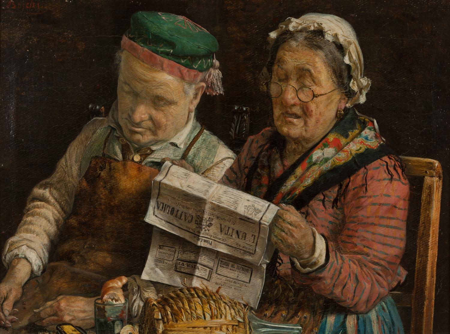 Reading the Newspaper