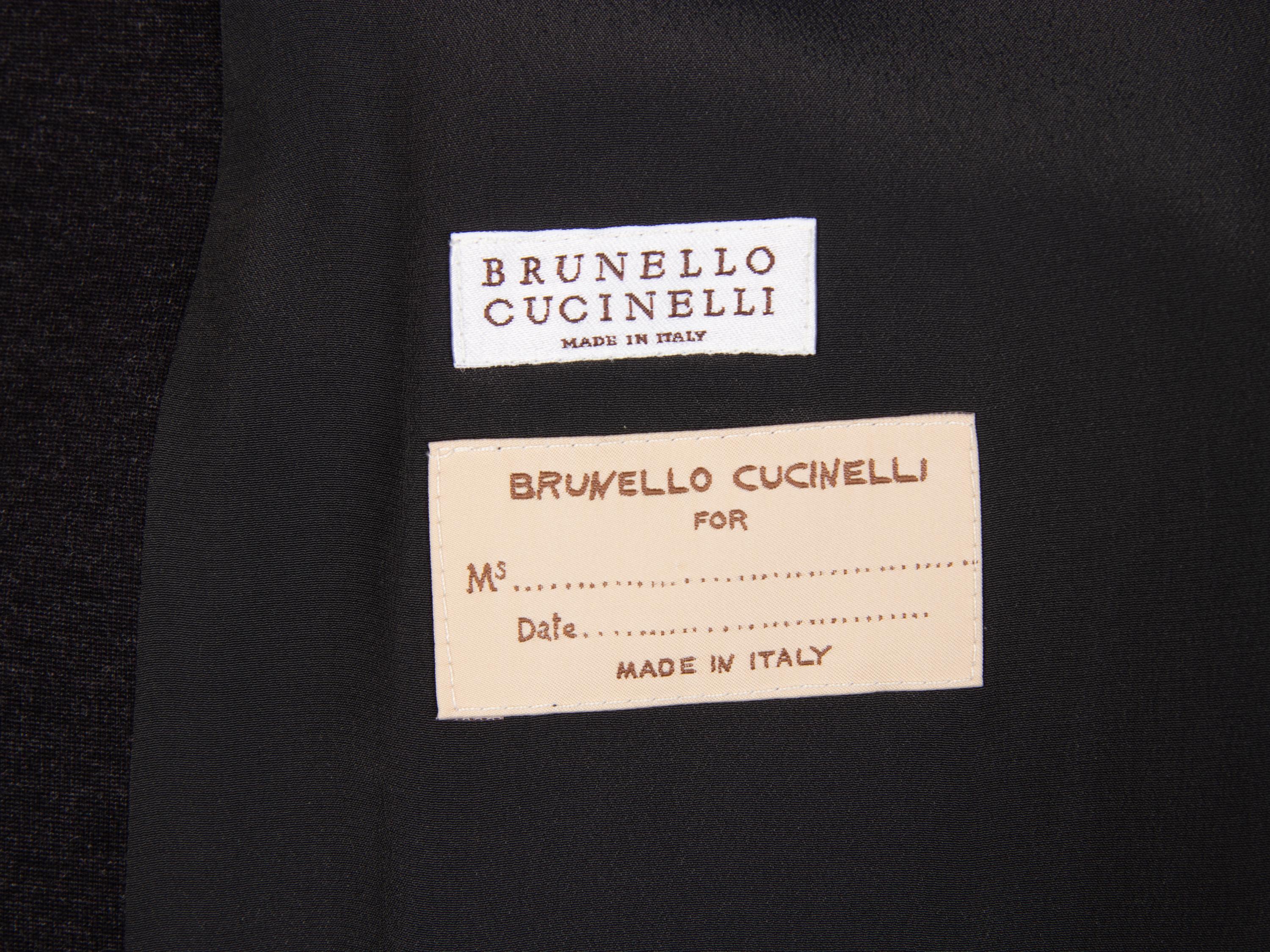 Brunello Cucinelli, Embellished Pocket Knit Blazer