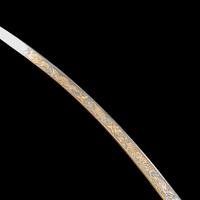 A Mughal Gold Koftgari Steel Sword