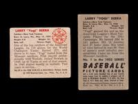 A Group of Two 1950s Bowman Yogi Berra Baseball Cards,