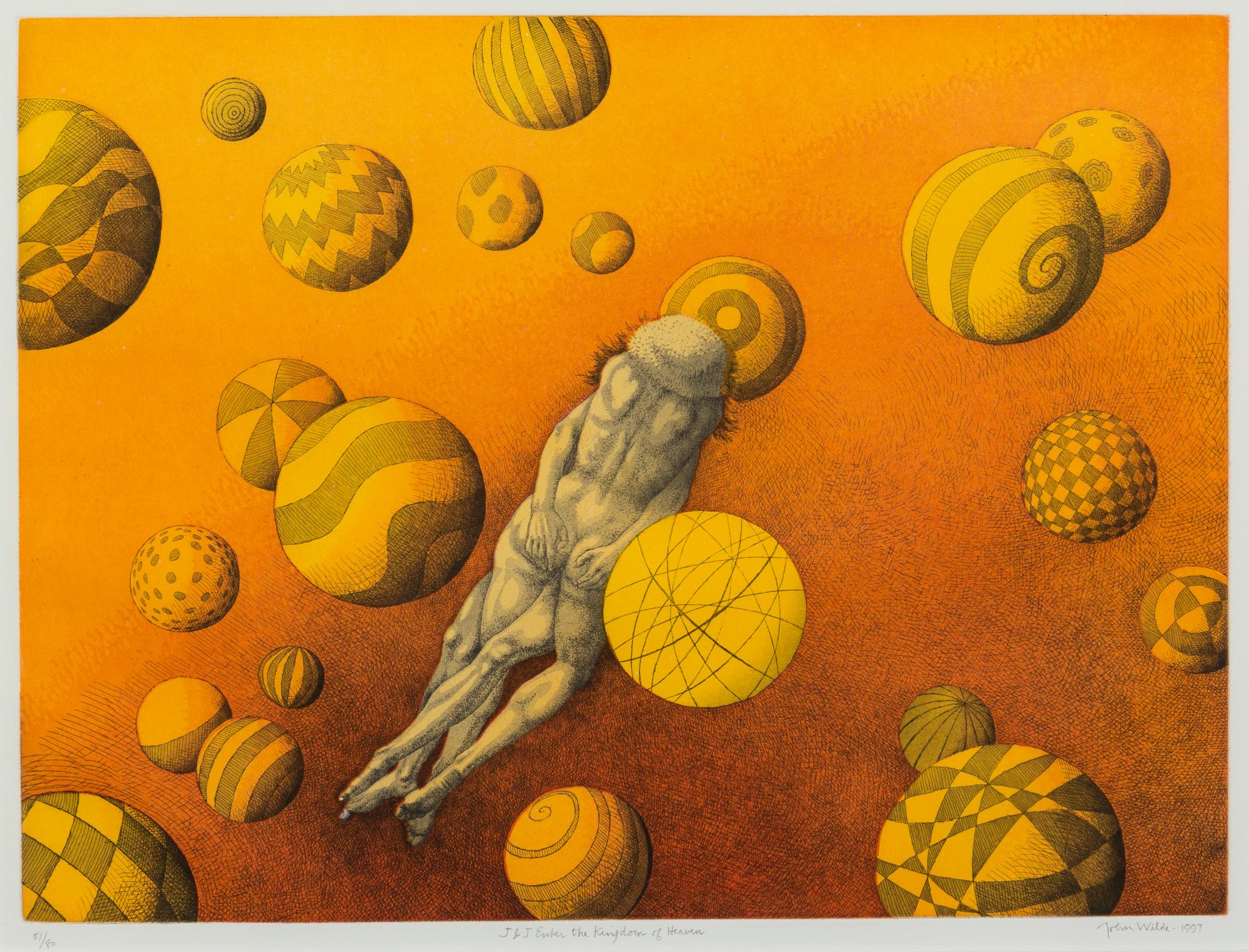John Wilde, (American, 1919-2006), J + J Enter the Kingdom of Heaven, 1997