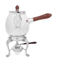 A Sanborn's Silver Chocolate Pot on Stand