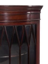 A George III Mahogany Hanging Vitrine Cabinet