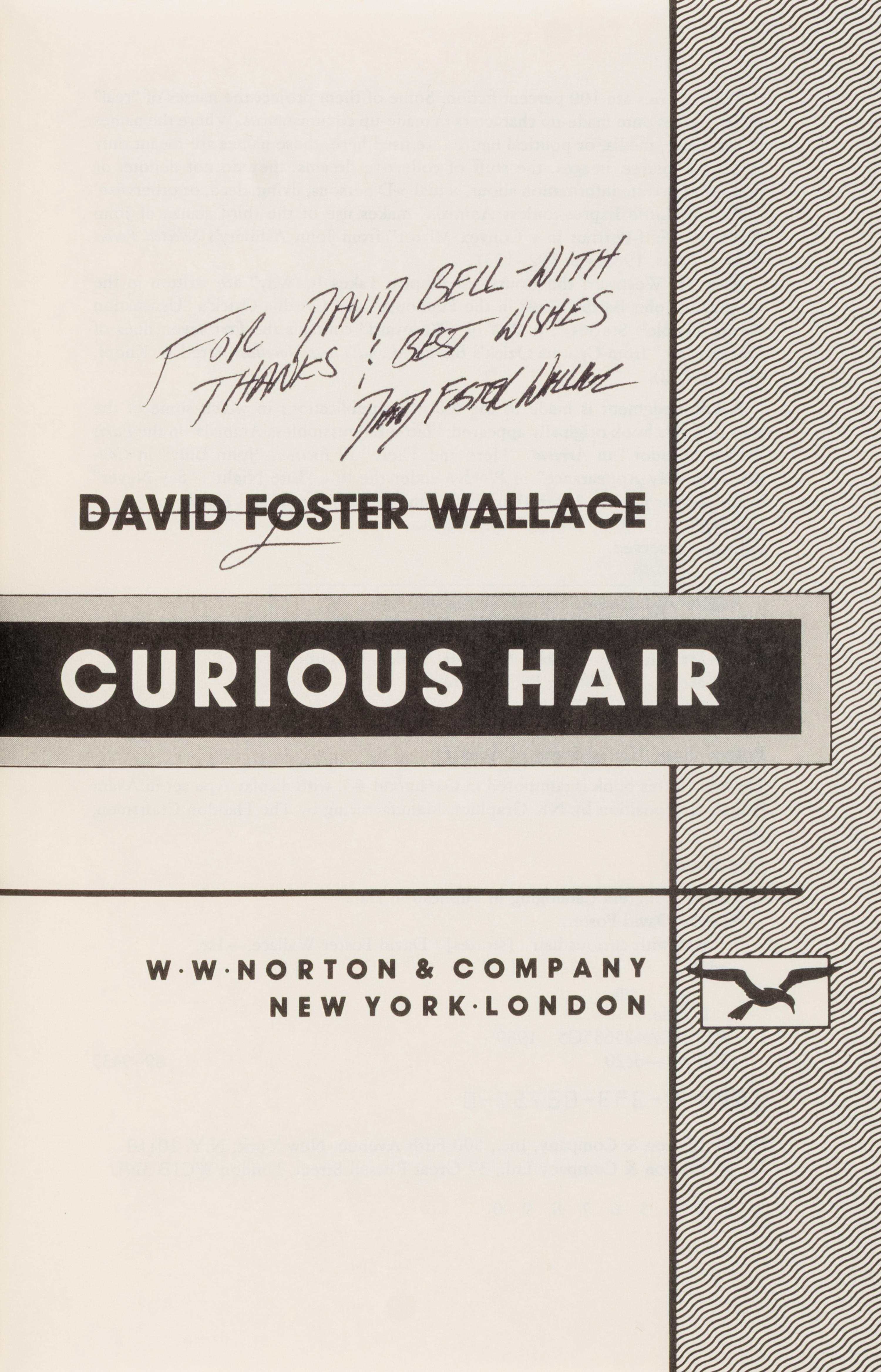[Literature] Wallace, David Foster. Girl with Curious Hair
