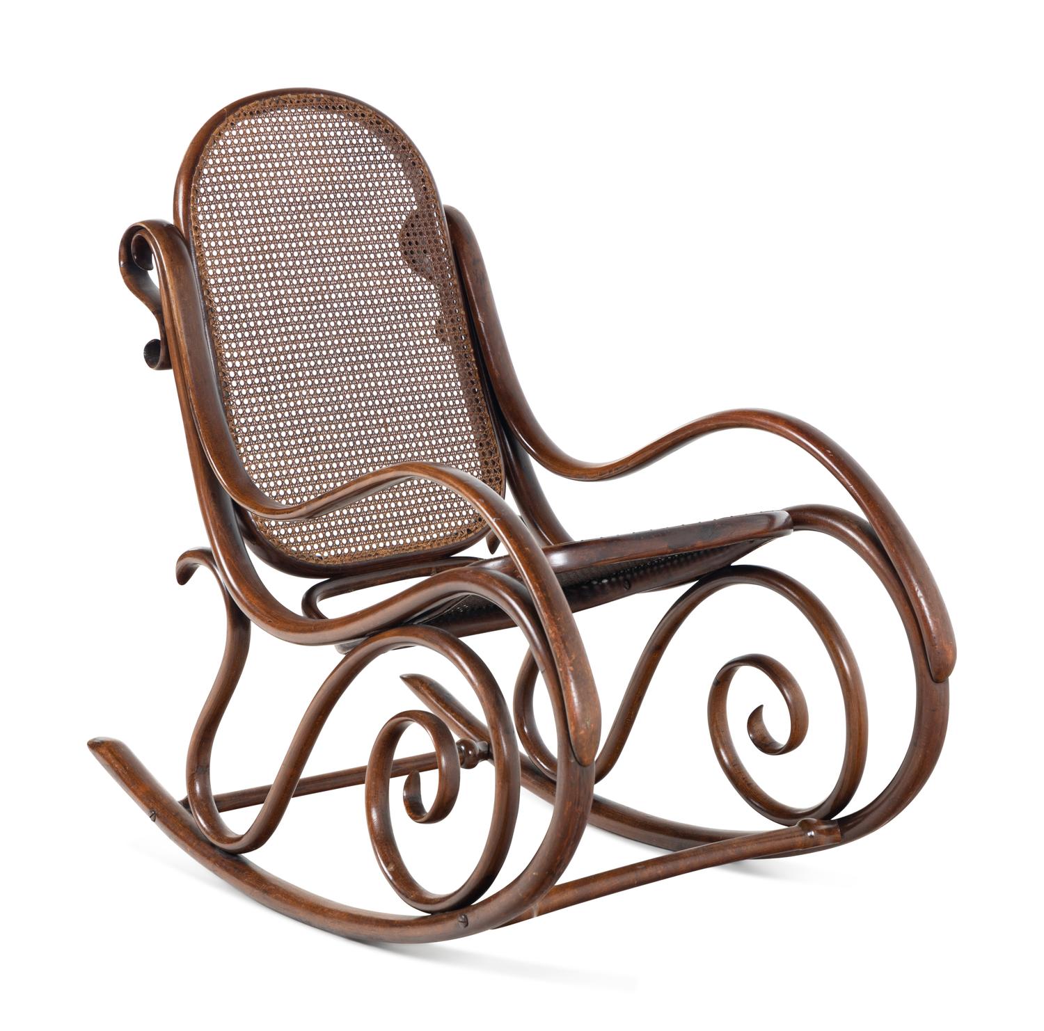 An Austrian Bentwood Rocking Chair, Thonet