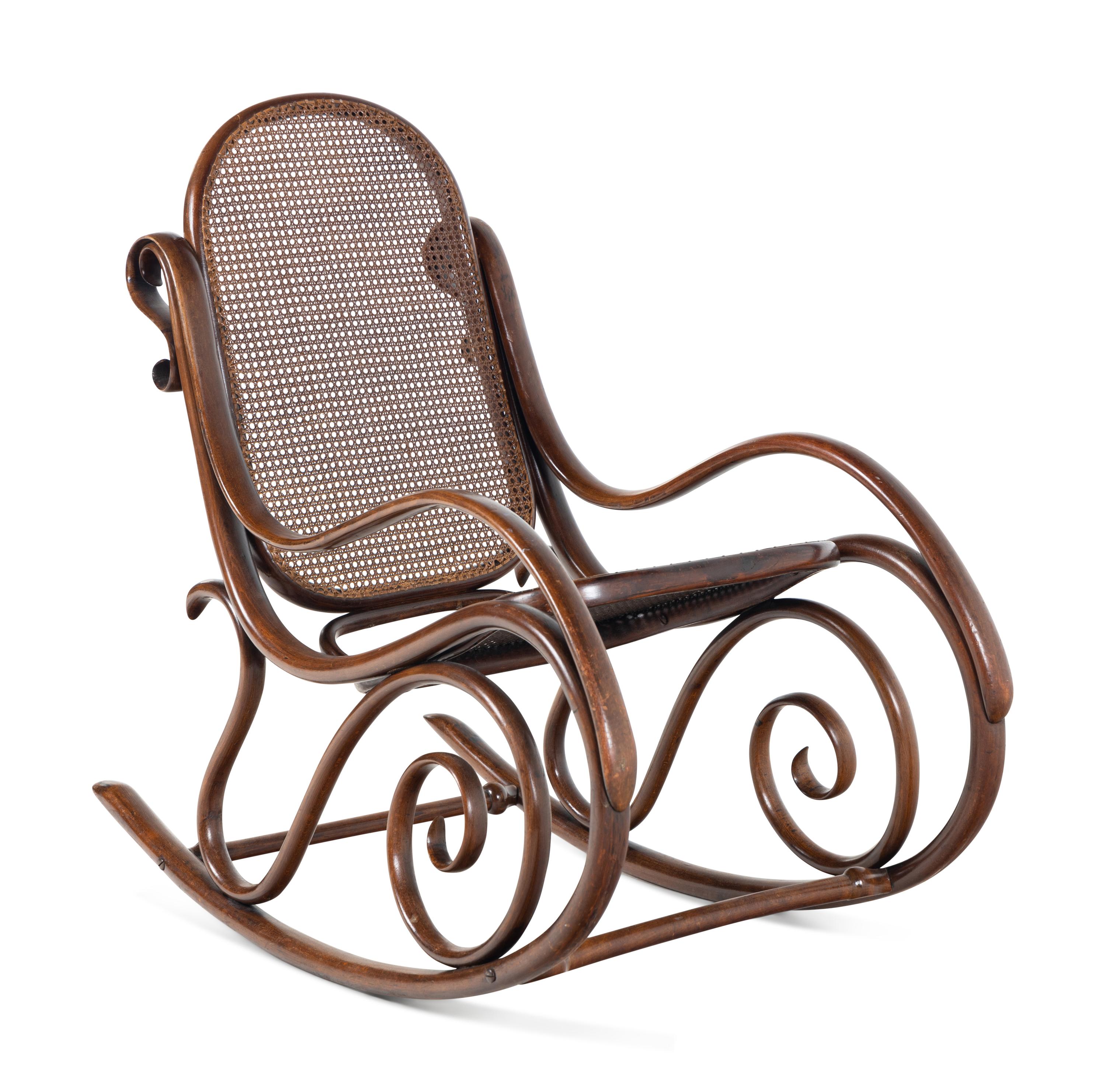 An Austrian Bentwood Rocking Chair, Thonet