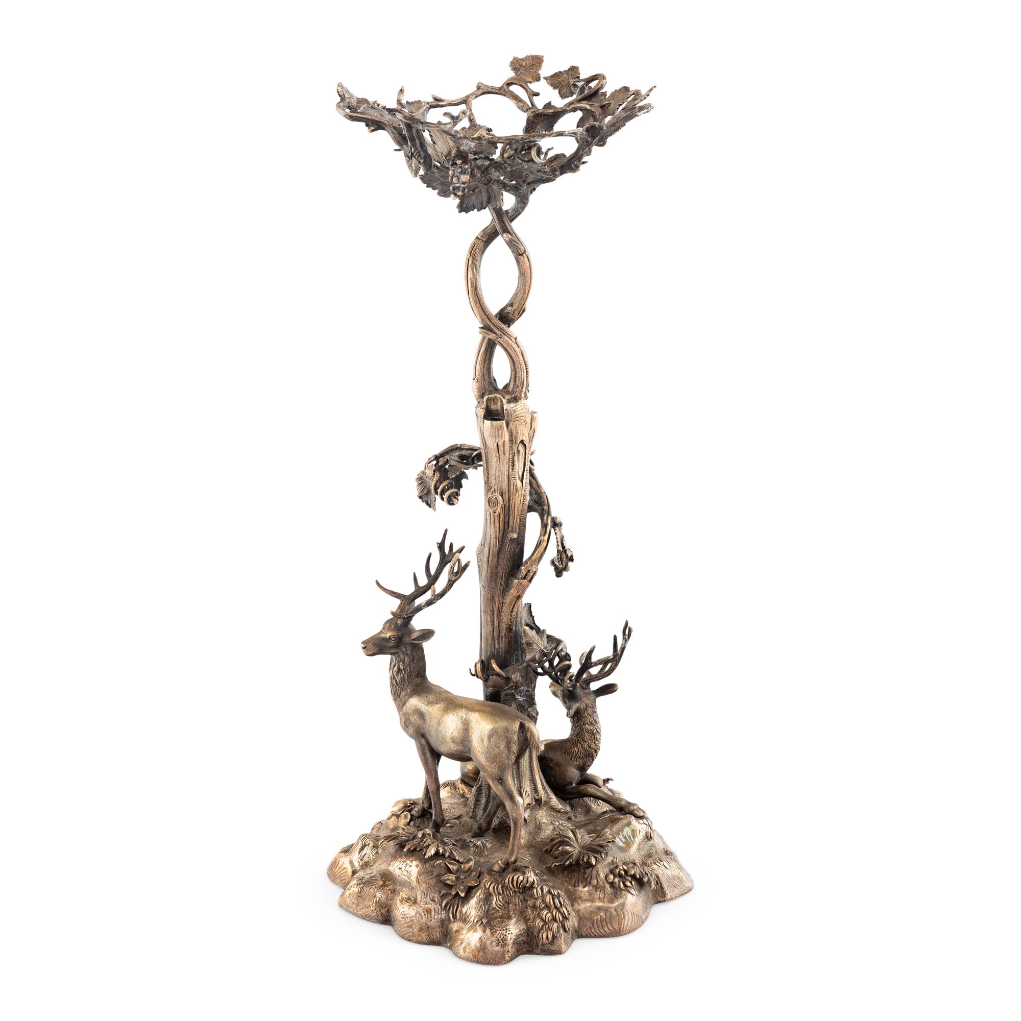 An English Silver-Plate Epergne