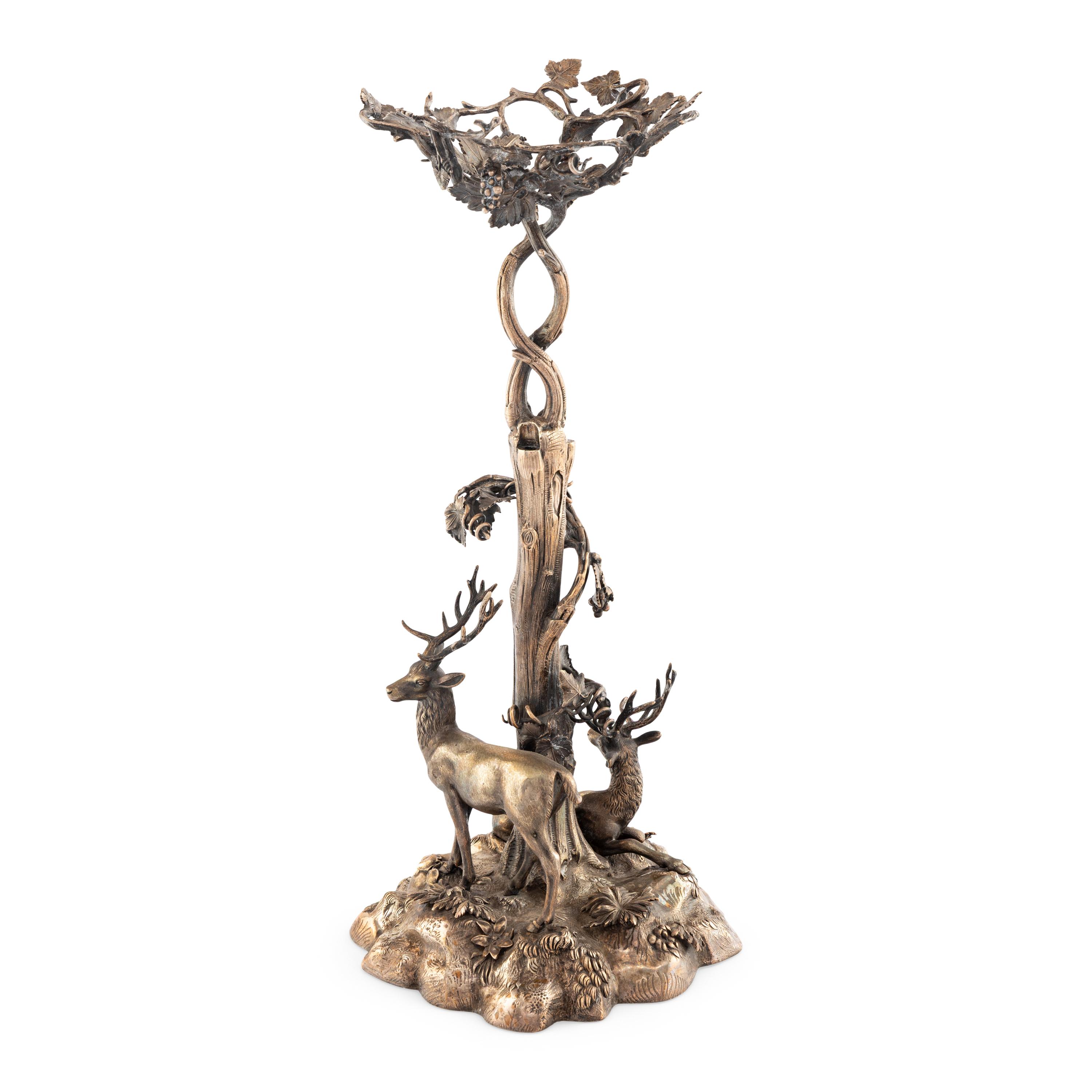 An English Silver-Plate Epergne