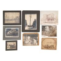 [EARLY PHOTOGRAPHY - OCCUPATIONAL]. A group of 23 photographs, including: