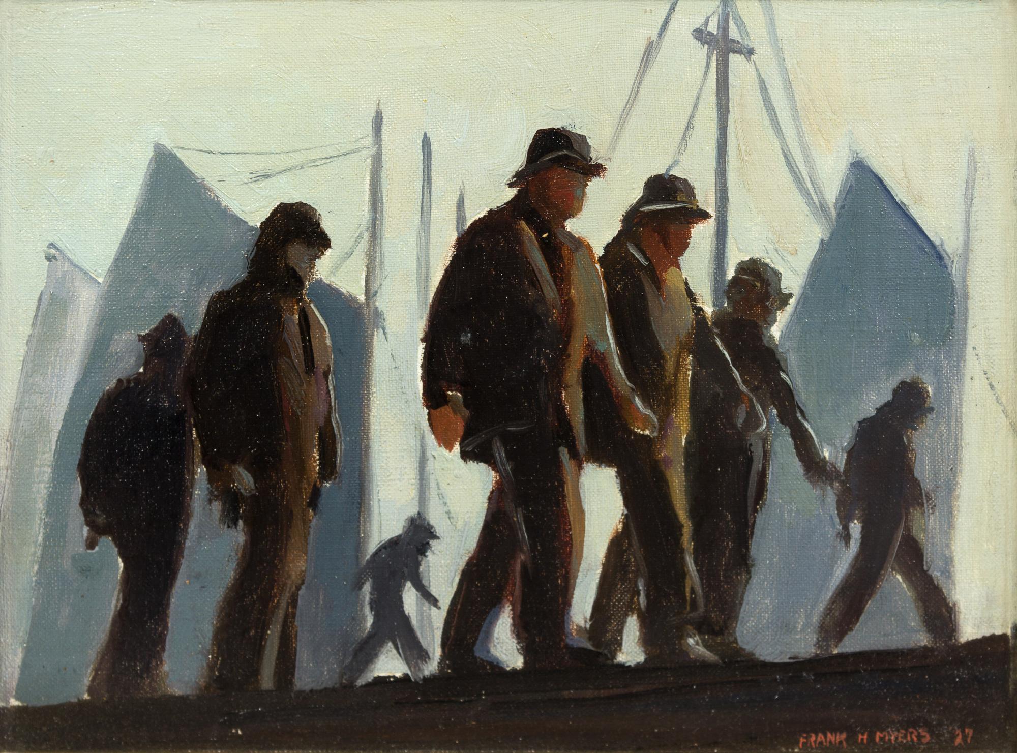 Frank H Myers, (American, 1899-1956), The Return, 1927
