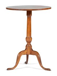 A Queen Anne Maple Candlestand