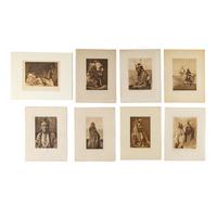 Edward Curtis (American, 1868-1952) — Photogravures of Piegan and Blackfoot Subjects Lot of 8