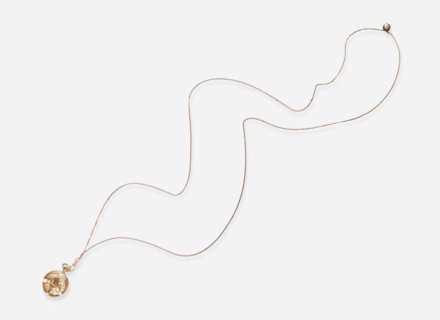 A 14K Gold Ladies Hampden Pocket Watch