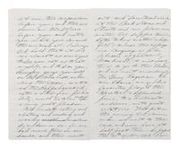 [CIVIL WAR]. Military preparations against a rebel attack by way of Canada and Lake Erie described in 18 pp. letter to Lt. Col. McCreary of the 145th Pennsylvania.