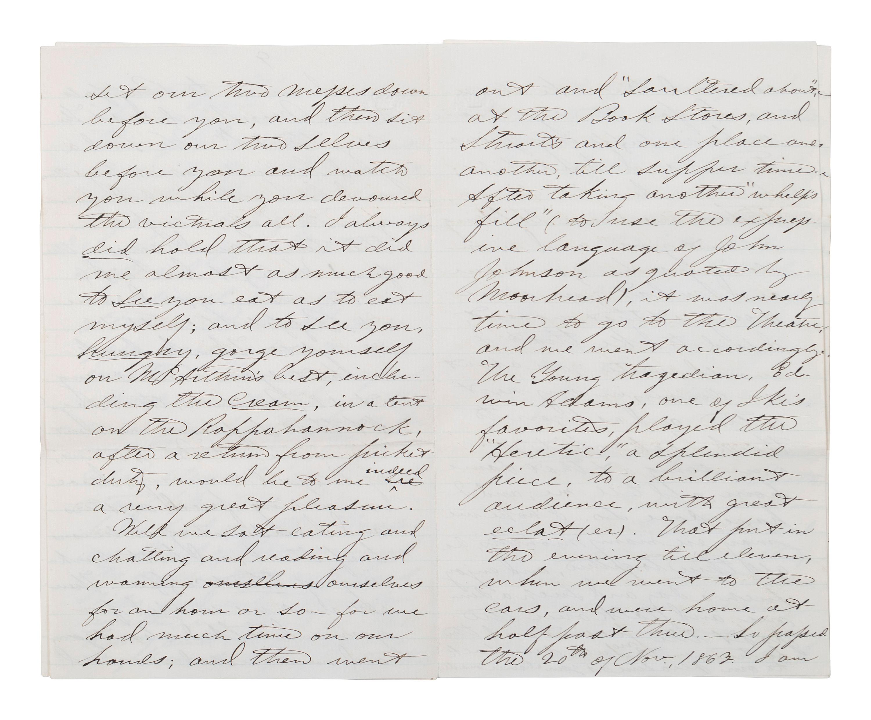[CIVIL WAR]. Military preparations against a rebel attack by way of Canada and Lake Erie described in 18 pp. letter to Lt. Col. McCreary of the 145th Pennsylvania.